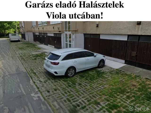 Eladó garázs Halásztelek 16 nm