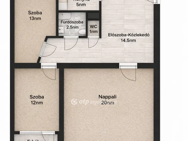Eladó lakás Budapest VIII. kerület 68 nm