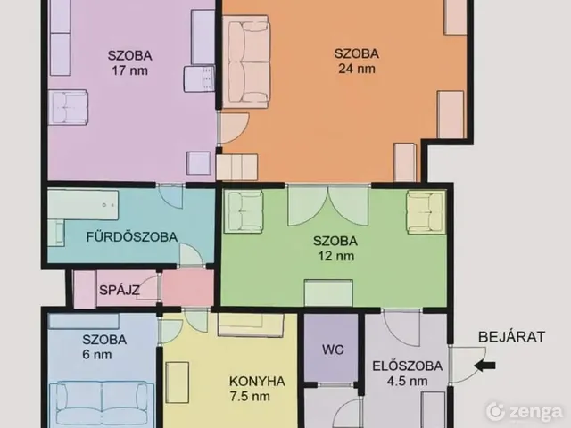 Eladó lakás Székesfehérvár, Belváros 84 nm