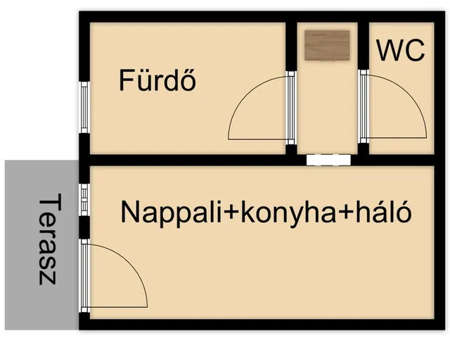 Eladó lakás Hajdúszoboszló 32 nm