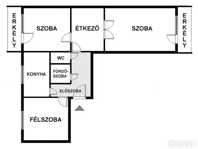 Eladó lakás Budapest XV. kerület, Újpalota 70 nm