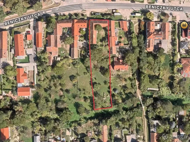 Eladó telek Pomáz, Beniczky utca 101 1741 nm