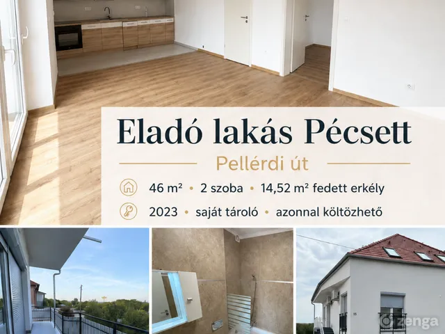 Eladó lakás Pécs, Rácváros 46 nm
