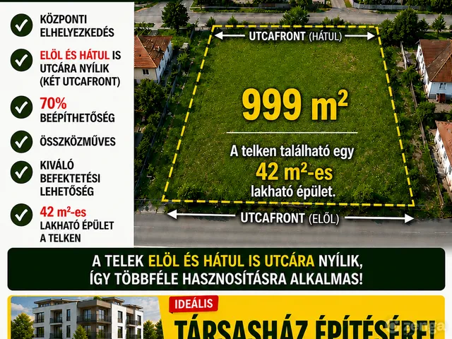 Eladó lakás Hajdúhadház 42 nm