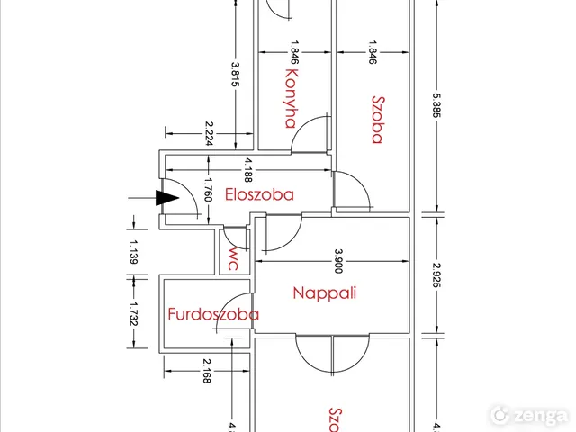 Eladó lakás Budapest IX. kerület, Középső Ferencváros, Vaskapu utca 4 60 nm