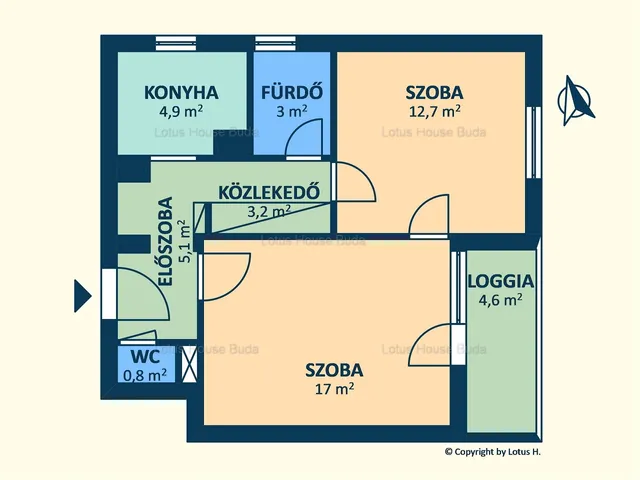 Eladó lakás Budapest XI. kerület, Kelenföld 51 nm