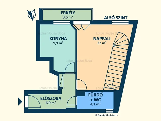 Eladó lakás Budapest XII. kerület, Németvölgy 107 nm