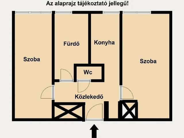 Eladó lakás Budapest IV. kerület, Újpest 49 nm