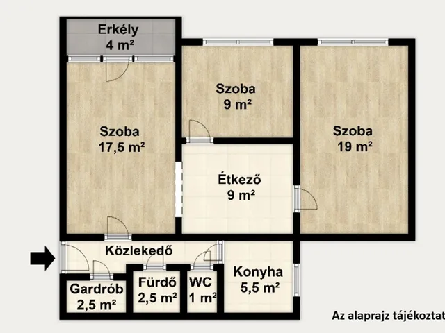 Eladó lakás Budapest IV. kerület, Újpest 71 nm
