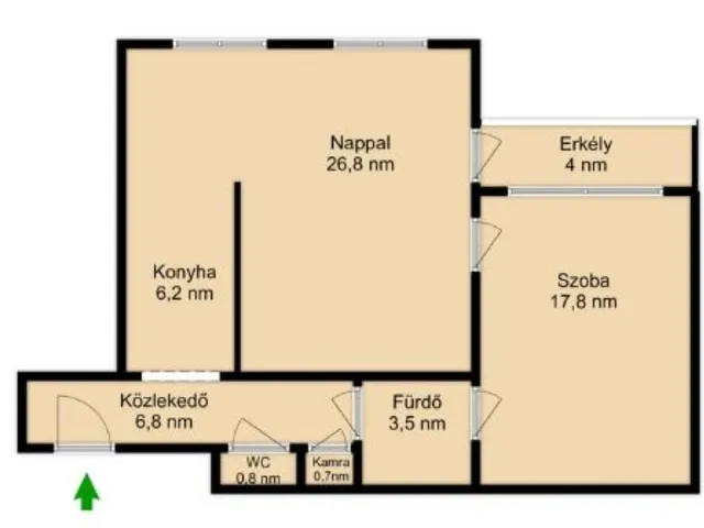 Eladó lakás Budapest XIV. kerület, Törökőr, Hungária körút 62 nm