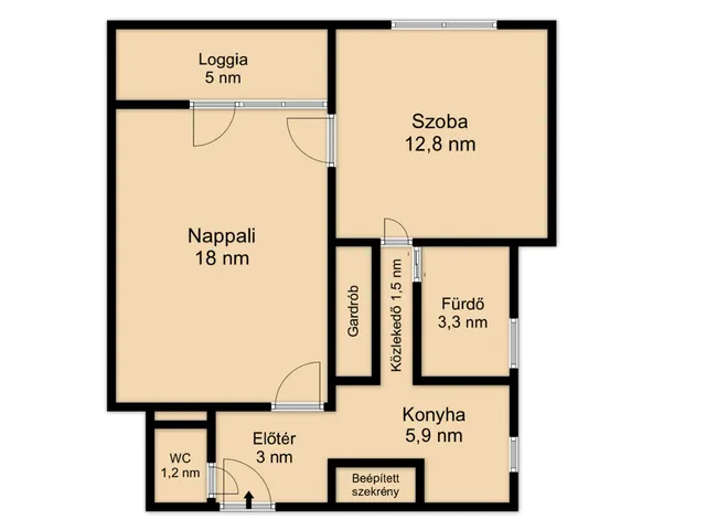 Eladó lakás Budapest XVIII. kerület, Szent Lőrinc telep 49 nm