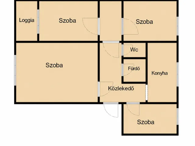 Eladó lakás Budapest XV. kerület, Újpalota 68 nm
