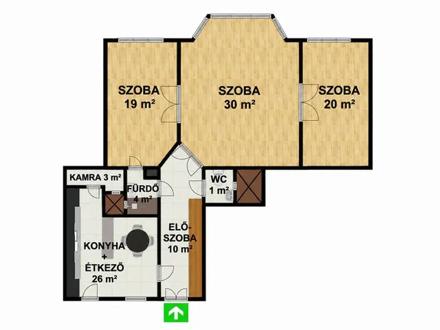 Eladó lakás Budapest VIII. kerület, Rákóczi út 114 nm