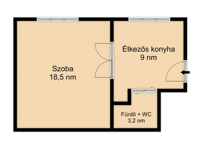 Eladó lakás Budapest XX. kerület, Pacsirtatelep 31 nm