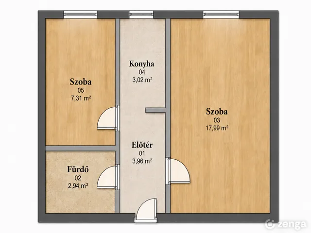 Eladó lakás Budapest XVIII. kerület, Havanna lakótelep 35 nm