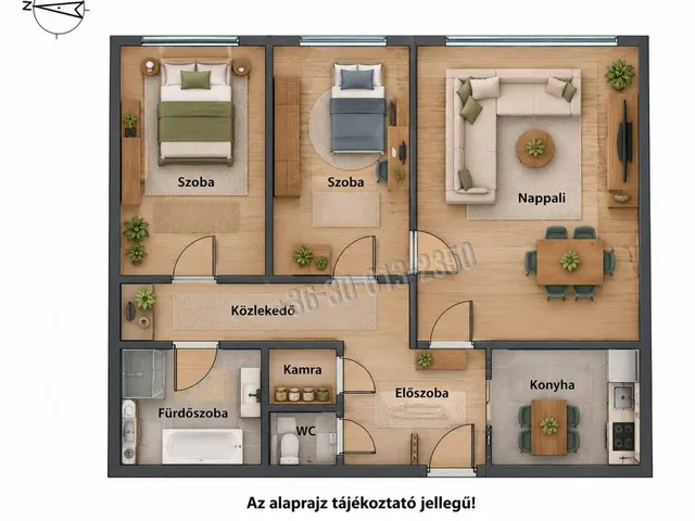 Eladó lakás Budapest XXI. kerület 56 nm