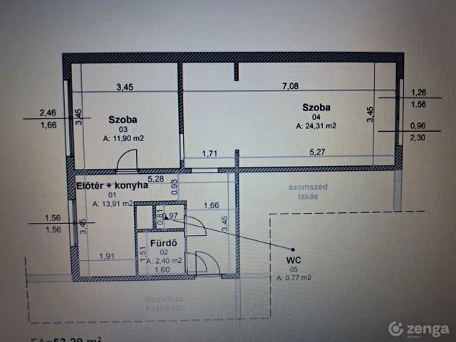 Eladó lakás Székesfehérvár, Tóvárosi lakónegyed 53 nm