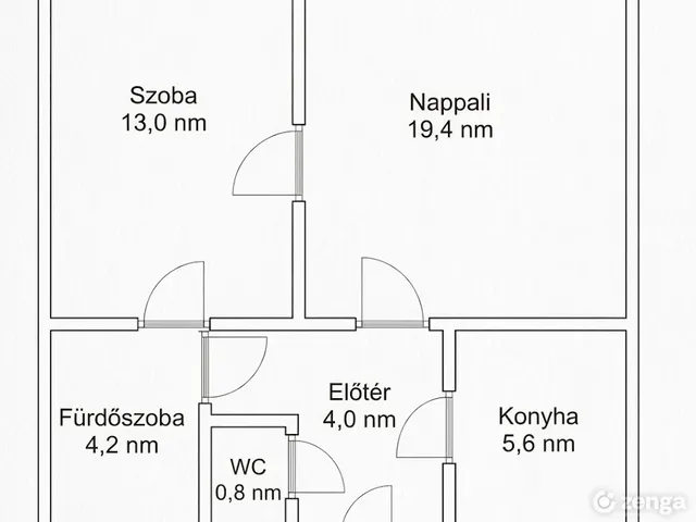 Eladó lakás Budapest XX. kerület 45 nm