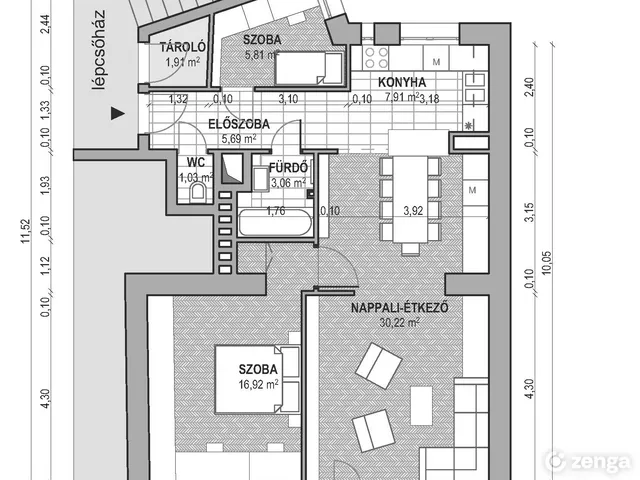 Eladó lakás Budapest XII. kerület, Krisztinaváros XII. ker. 75 nm