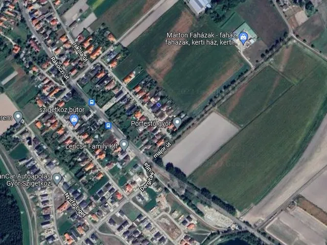 Eladó telek Győrzámoly 3681 nm
