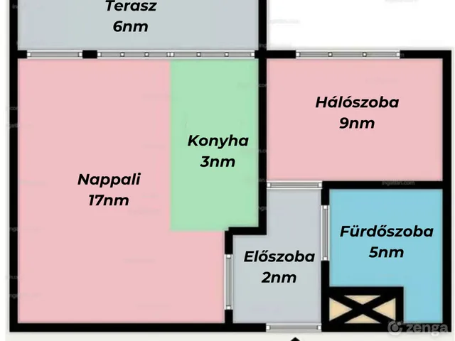 Kiadó lakás Budapest XI. kerület, Lágymányos, Bicskei utca 3-7. 36 nm