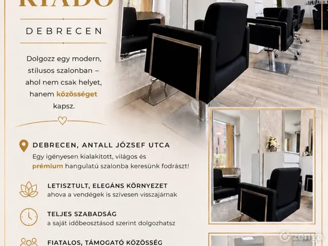 Kiadó kereskedelmi és ipari ingatlan Debrecen, Belváros 15 nm