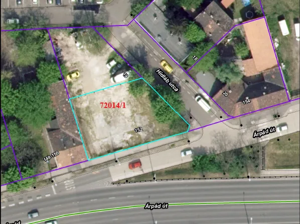 Eladó telek Budapest IV. kerület, Újpest 639 nm