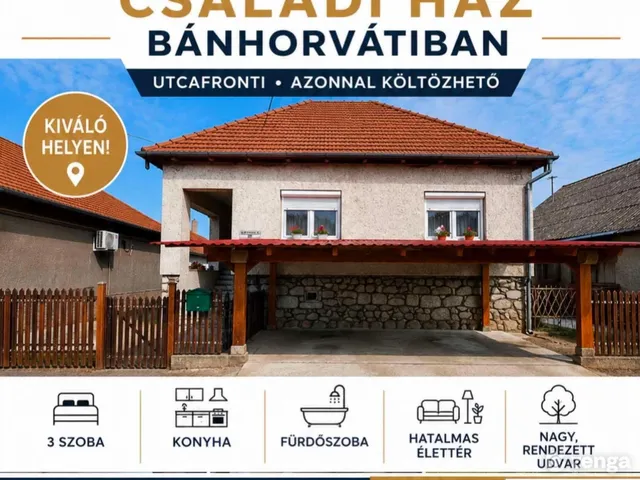 Eladó ház Bánhorváti 125 nm