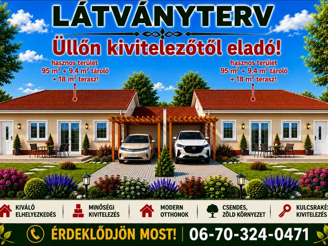 Eladó ház Üllő 95 nm