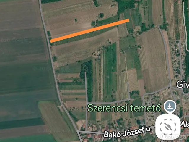 Eladó telek Szerencs 2812 nm