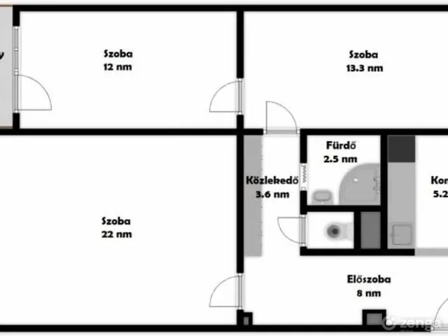 Eladó lakás Budapest XIII. kerület, Újlipótváros 71 nm