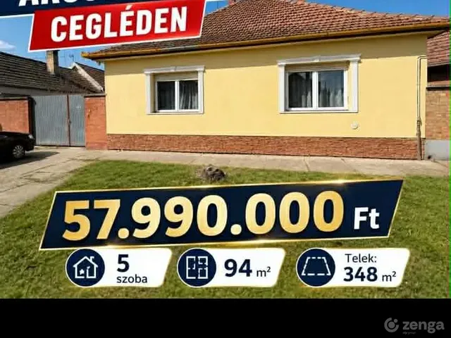 Eladó ház Cegléd 96 nm