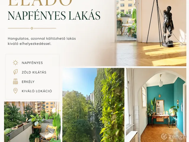 Eladó lakás Budapest XI. kerület, Lágymányos 75 nm
