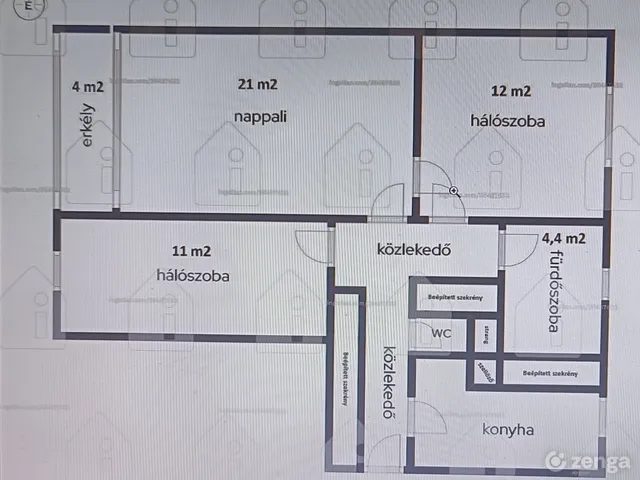 Eladó lakás Kaposvár, Északnyugati városrész 69 nm