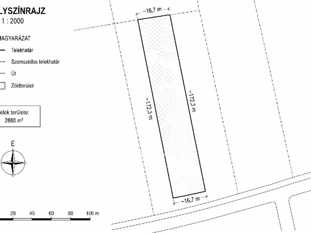 Eladó telek Balatoncsicsó 2880 nm