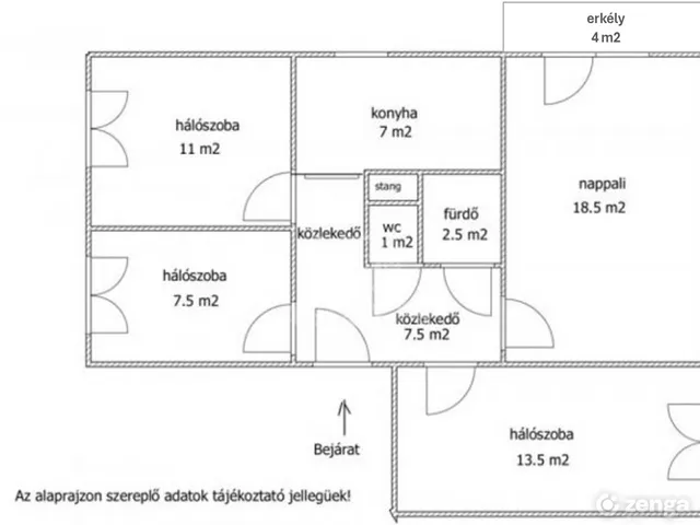 Eladó lakás Pápa, Belváros 68 nm