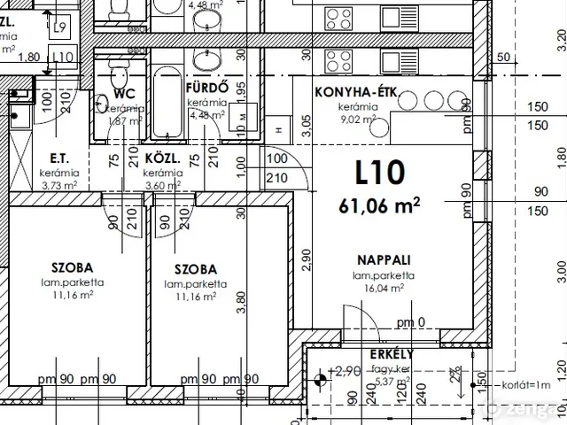 Eladó lakás Győrújbarát 61 nm