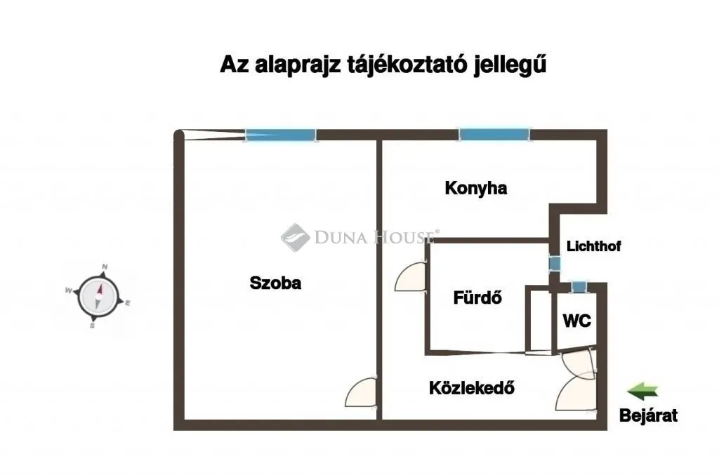 Appartament ta' 1 kamra, 41 m²