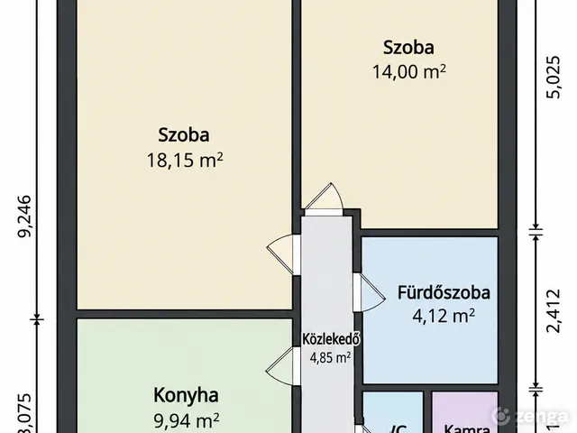 Eladó lakás Zalaegerszeg, Kertváros 52 nm