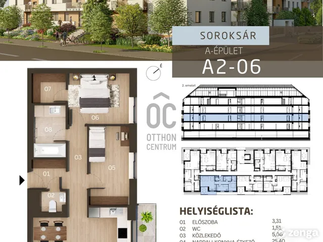 Eladó lakás Budapest XXIII. kerület, Soroksár-Újtelep 64 nm