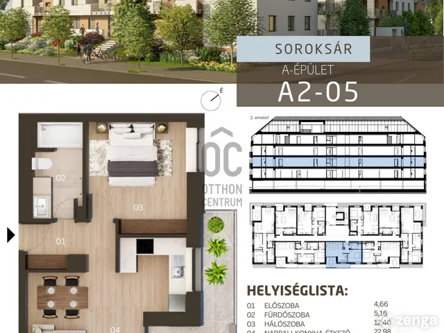 Eladó lakás Budapest XXIII. kerület, Soroksár-Újtelep 45 nm