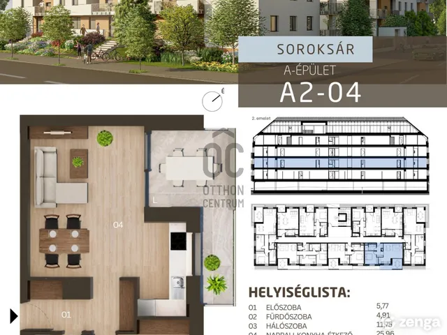 Eladó lakás Budapest XXIII. kerület, Soroksár-Újtelep 48 nm