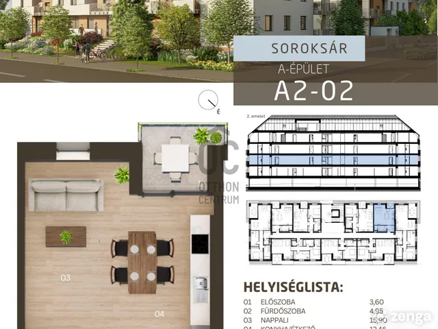 Eladó lakás Budapest XXIII. kerület, Soroksár-Újtelep 37 nm
