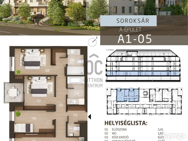 Eladó lakás Budapest XXIII. kerület, Soroksár-Újtelep 89 nm