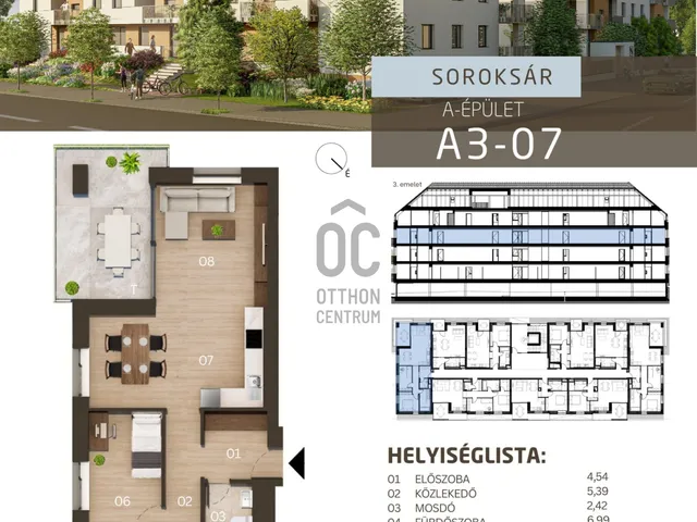 Eladó lakás Budapest XXIII. kerület, Soroksár-Újtelep 70 nm