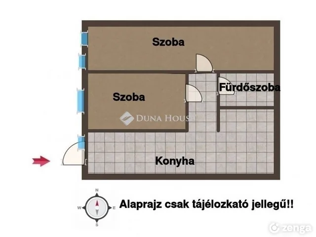 Eladó lakás Budapest V. kerület 53 nm