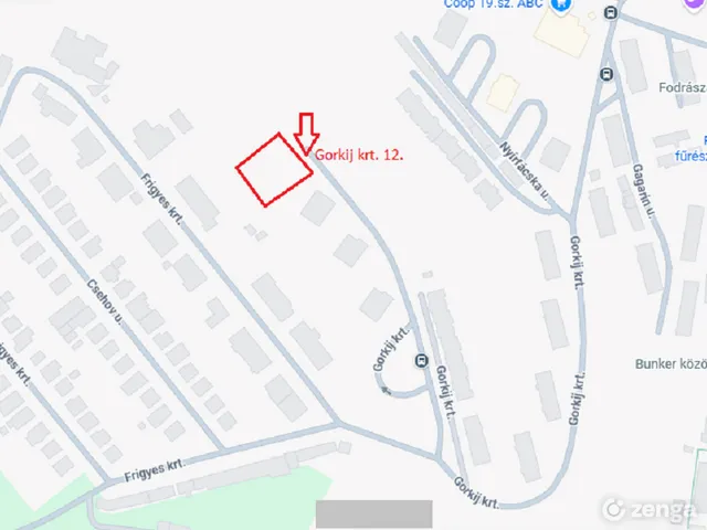 Eladó telek Salgótarján, Gorkij-lakótelep 3086 nm