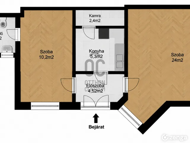 Eladó lakás Budapest V. kerület, Belváros, Belgrád rakpart 49 nm