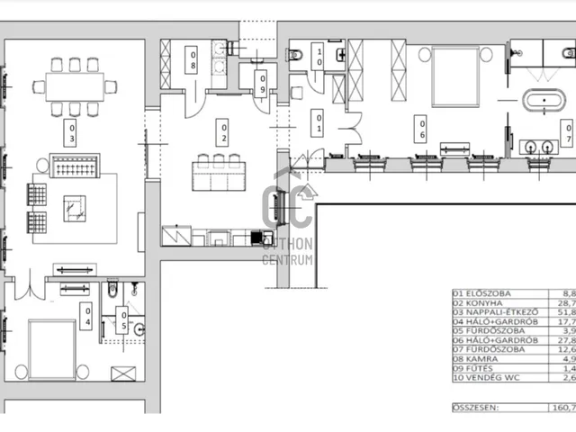 Eladó lakás Budapest II. kerület 147 nm