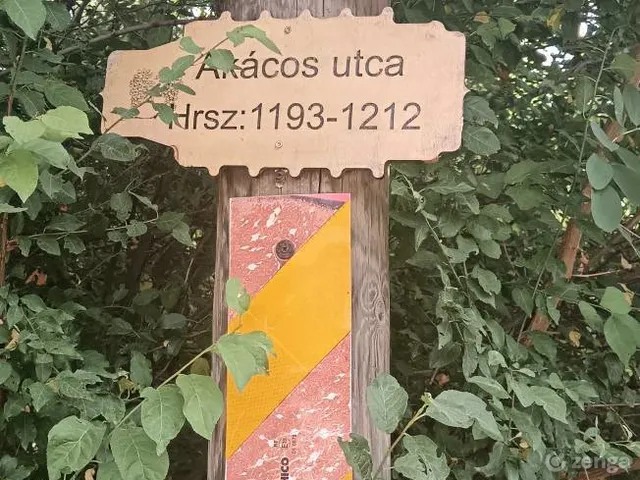 Eladó telek Moha 1000 nm